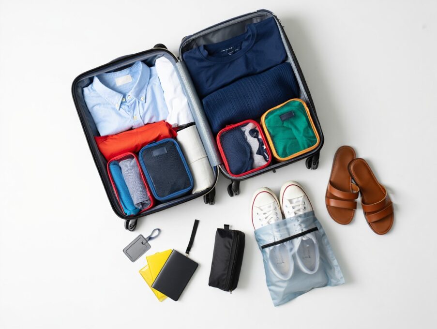 Como organizar mala de viagem